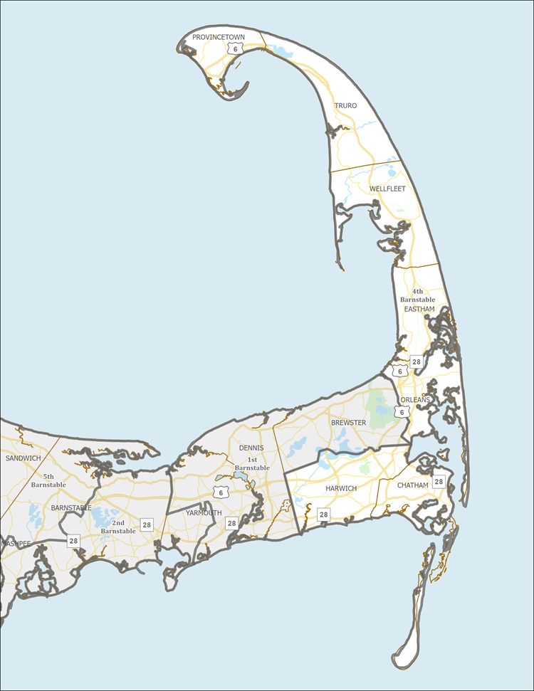 District Map of 4th Barnstable