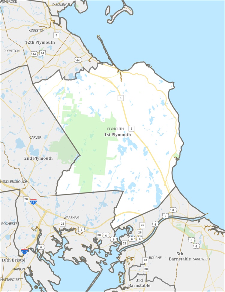 District Map of 1st Plymouth