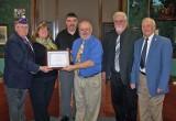 Thumbnail for Athol Board of Selectmen receiving a citation for being a Purple Heart Community
