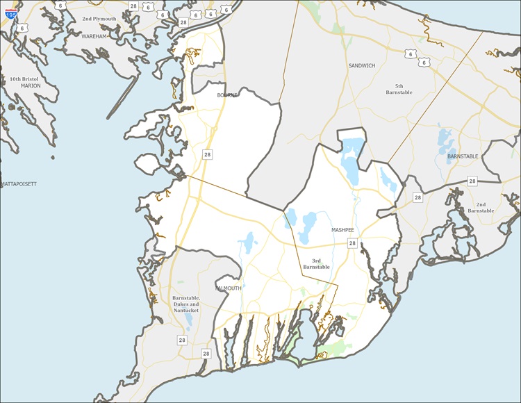 District Map of 3rd Barnstable
