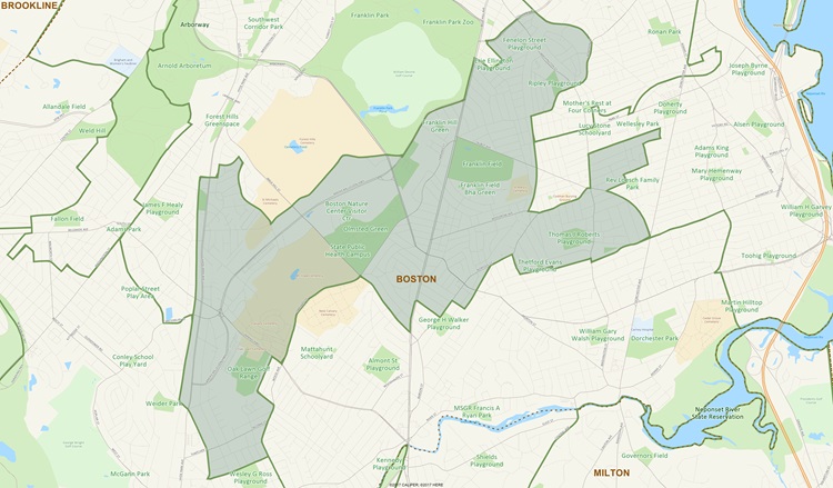 District Map of 6th Suffolk