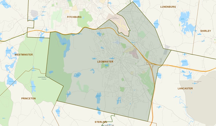 District Map of 4th Worcester