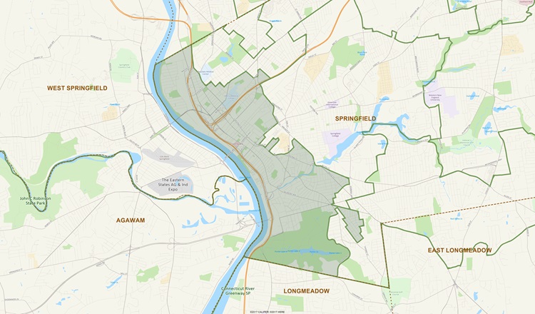 District Map of 10th Hampden