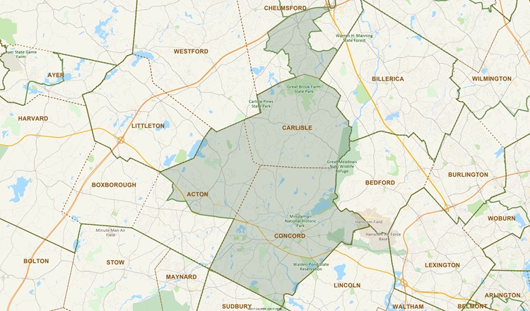 District Map of 14th Middlesex