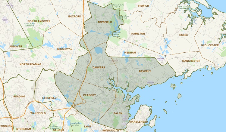 District Map of Second Essex