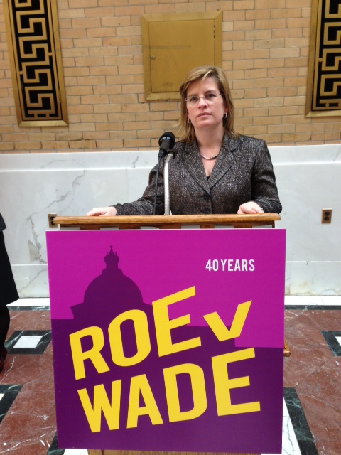 Rep. Decker celebrates the 40th anniversary of the passage of Roe v. Wade