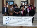 Thumbnail for Senator Lewis takes part in Stoneham Alliance Against Violence’s White Ribbon Day event