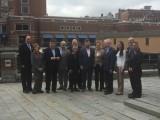 Senators learn more about Lowell's historic canals and waterways that once powered the mills and provided electricity for homes in the city