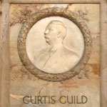 sculpture of Curtis Guild Memorial