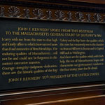 plaque of John F. Kennedy &quot;City Upon a Hill&quot; Address