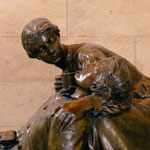sculpture of Civil War Army Nurses Memorial