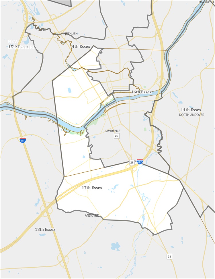 District Map of 17th Essex