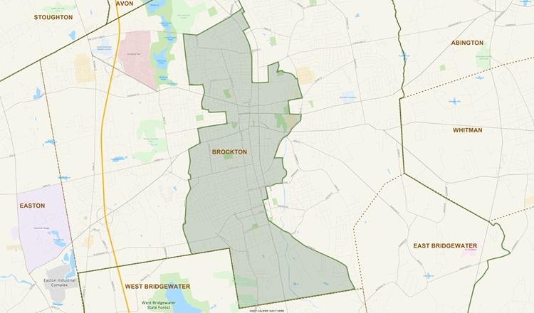 District Map of 9th Plymouth