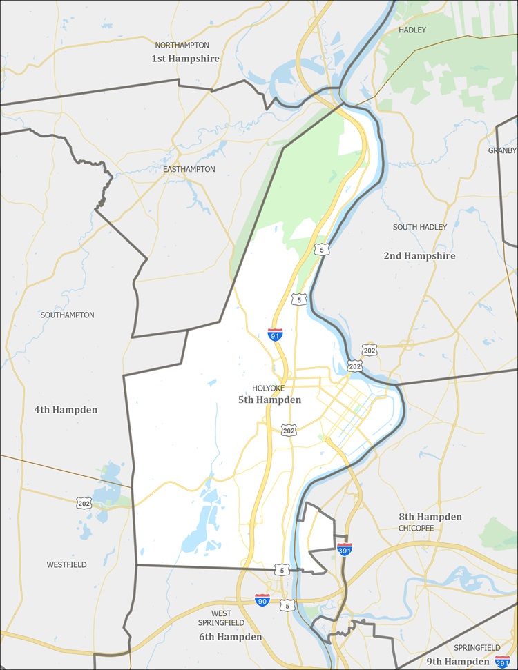 District Map of 5th Hampden
