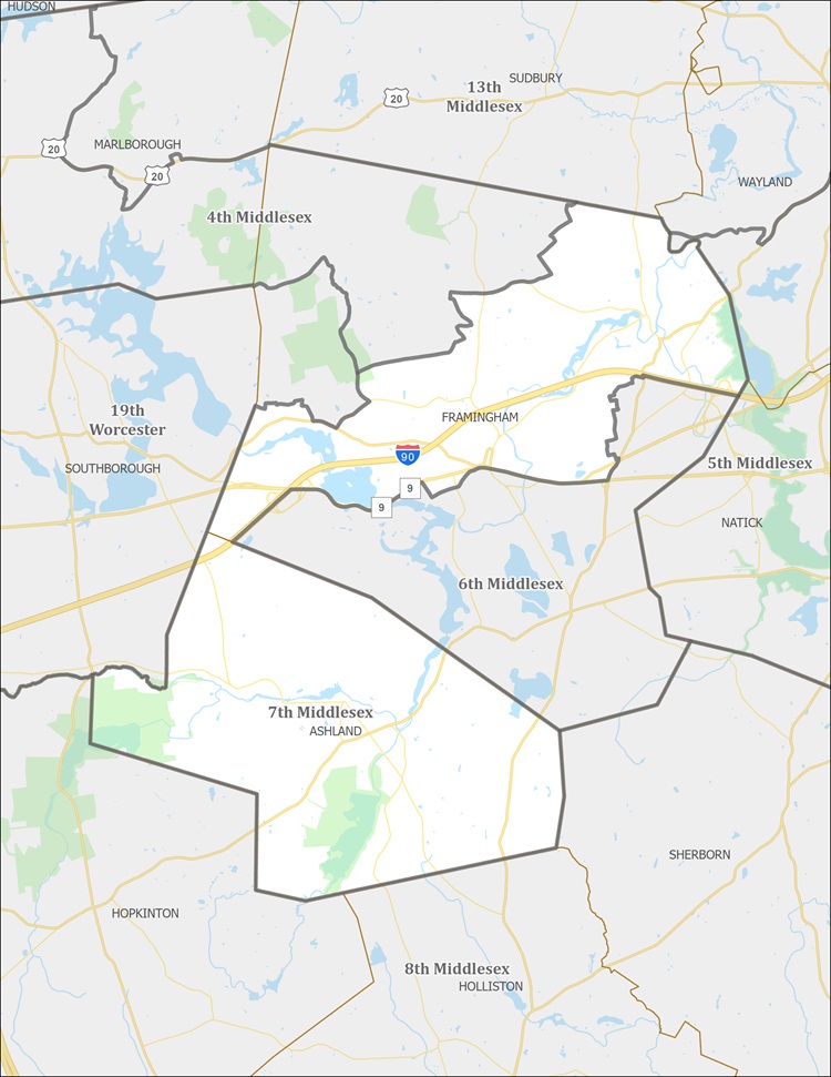 District Map of 7th Middlesex