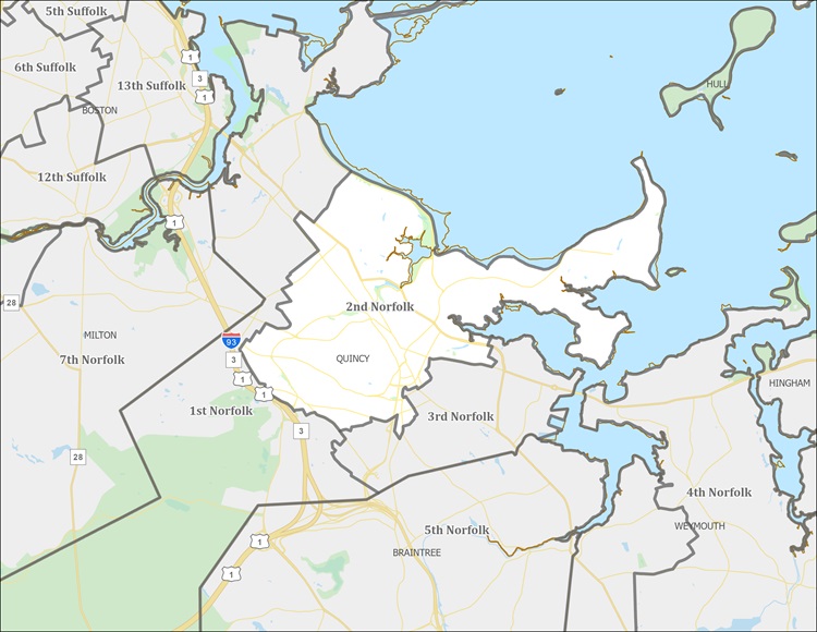 District Map of 2nd Norfolk