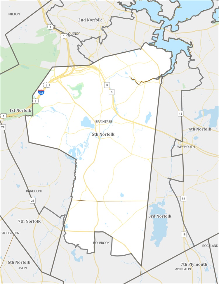 District Map of 5th Norfolk