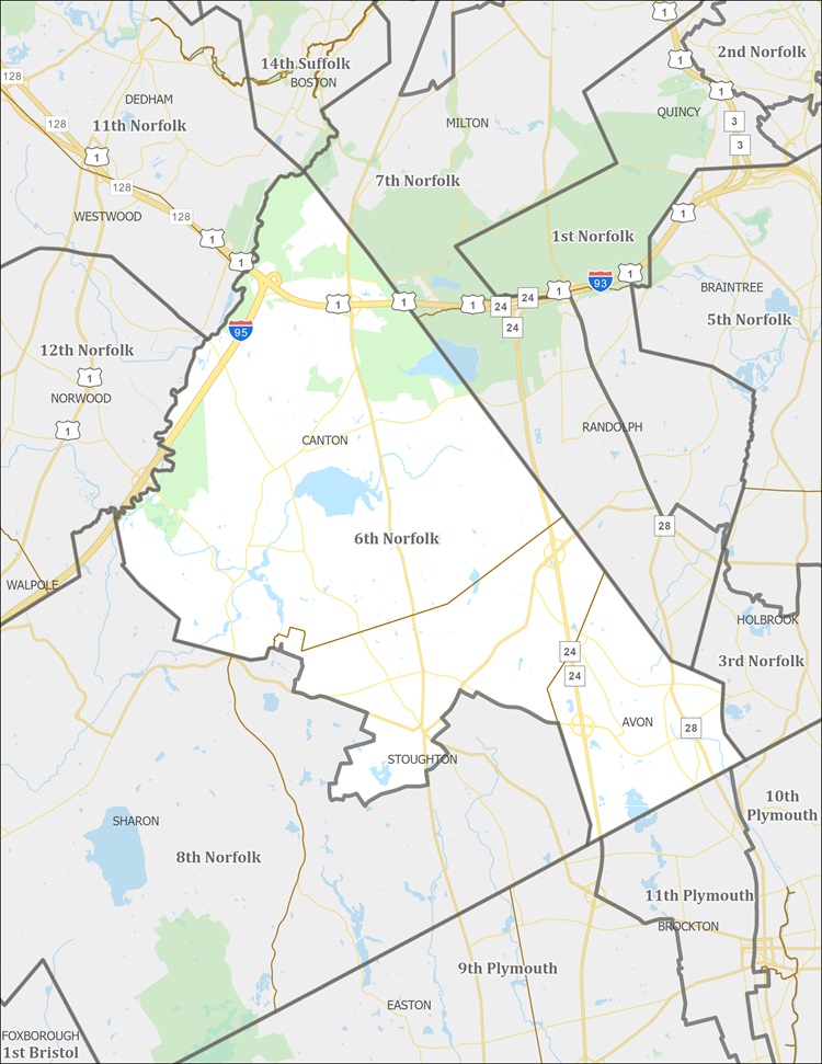 District Map of 6th Norfolk