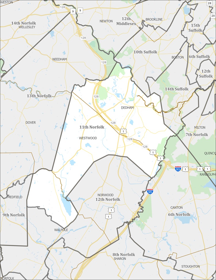 District Map of 11th Norfolk