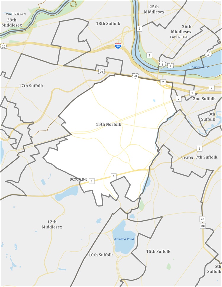 District Map of 15th Norfolk
