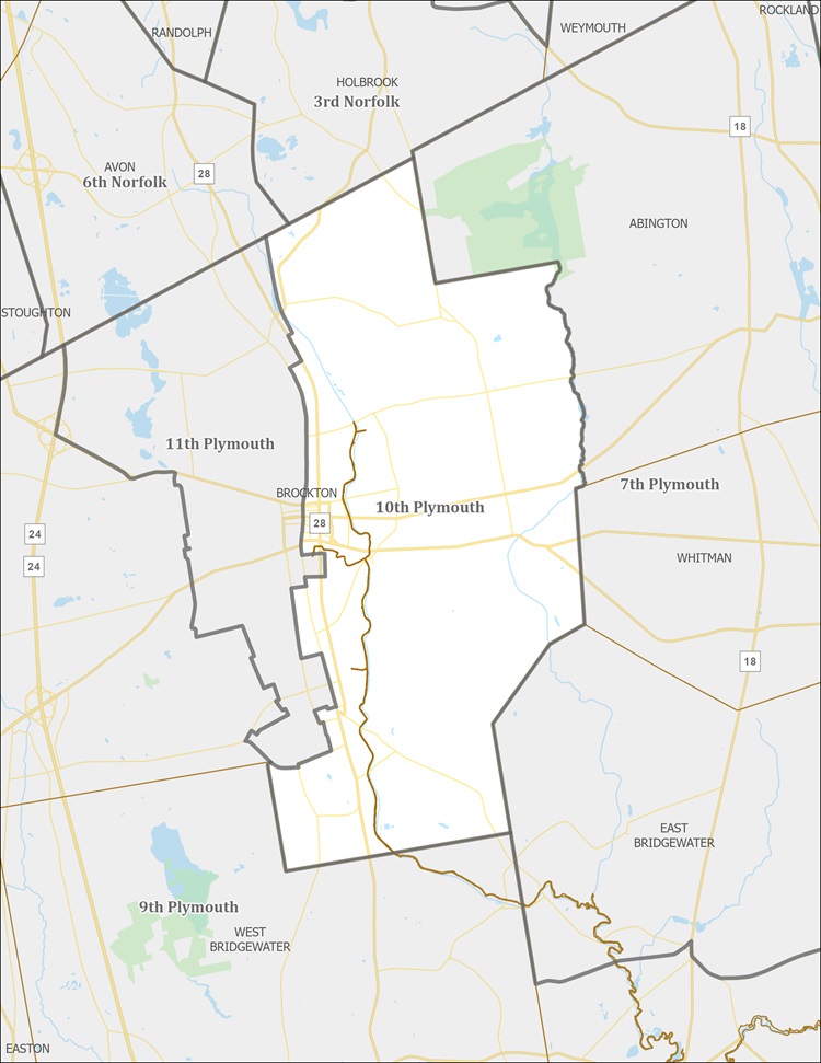 District Map of 10th Plymouth