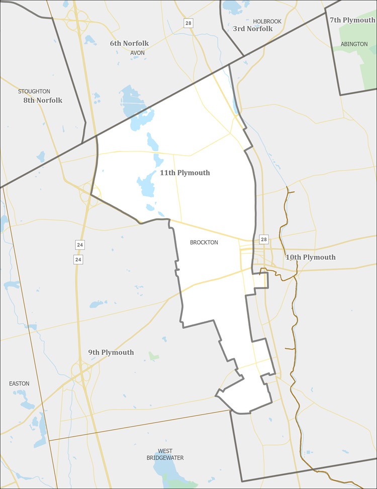 District Map of 11th Plymouth