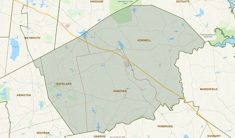 District Map of 5th Plymouth