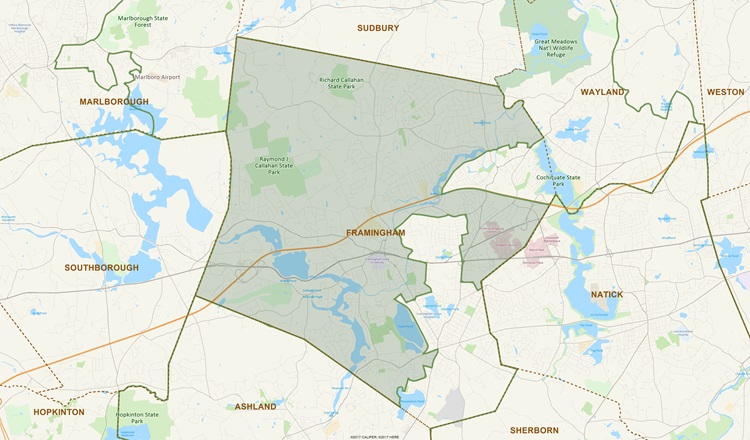 District Map of 6th Middlesex