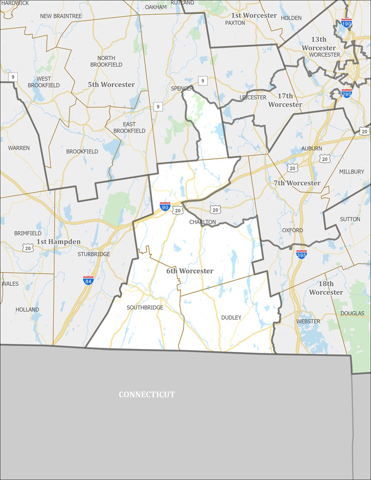 District Map of 6th Worcester
