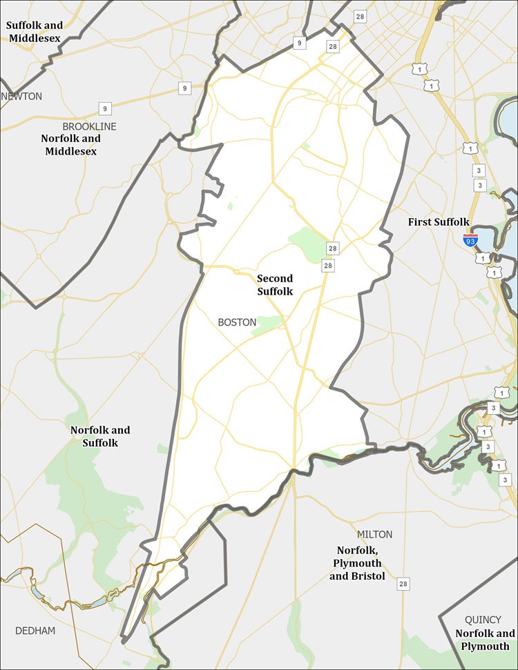 District Map of Second Suffolk