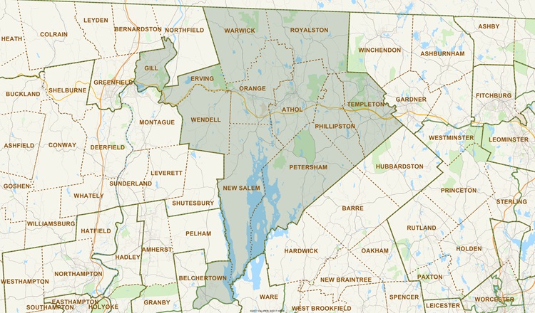 District Map of 2nd Franklin