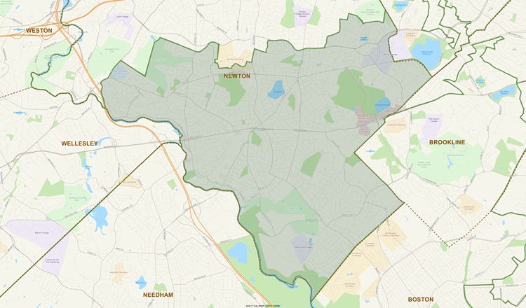 District Map of 12th Middlesex