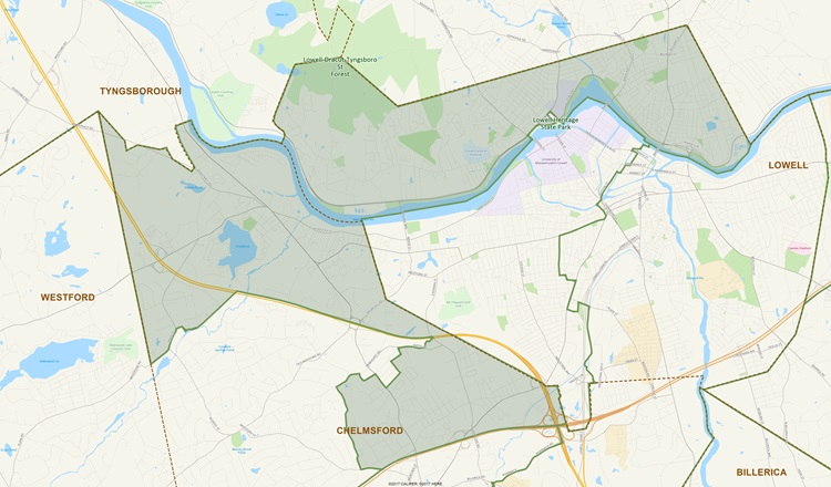 District Map of 16th Middlesex
