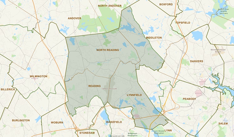 District Map of 20th Middlesex