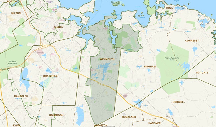 District Map of 4th Norfolk