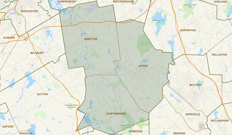 District Map of 9th Worcester