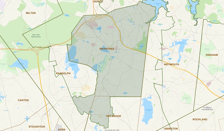 District Map of 5th Norfolk