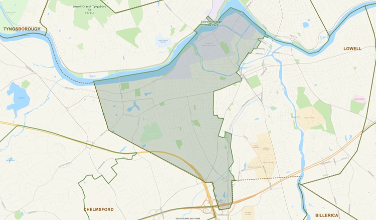 District Map of 18th Middlesex
