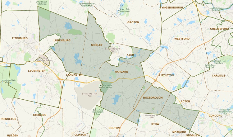 District Map of 37th Middlesex