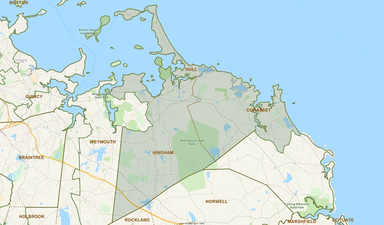 District Map of 3rd Plymouth