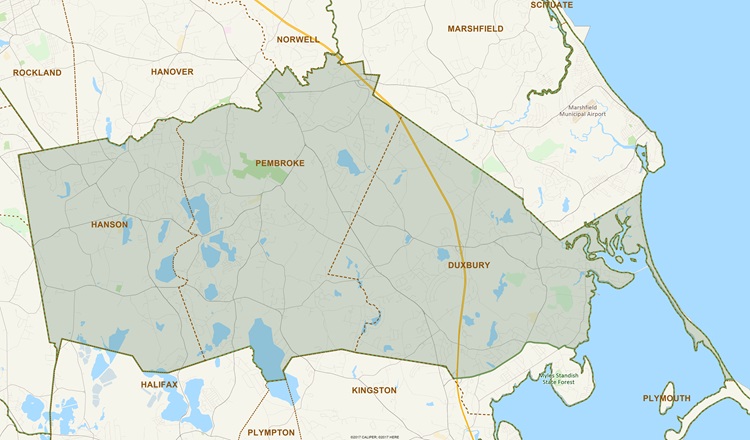 District Map of 6th Plymouth
