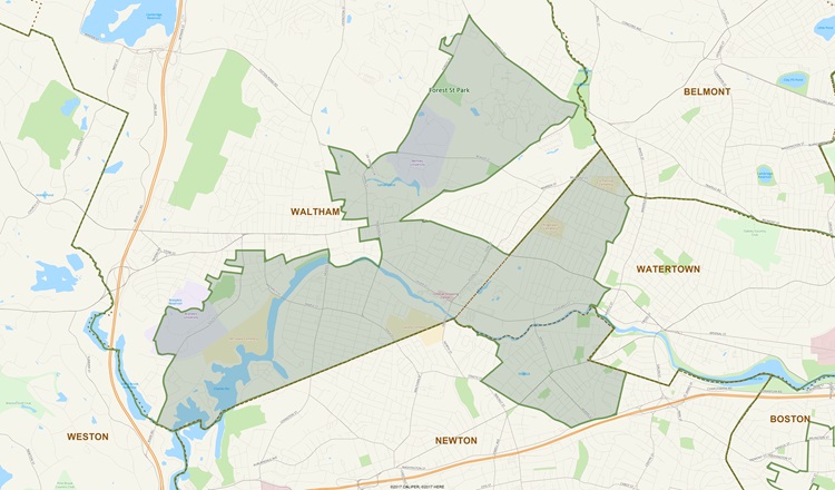 District Map of 10th Middlesex