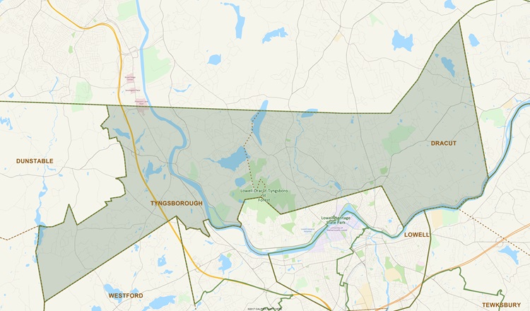 District Map of 36th Middlesex