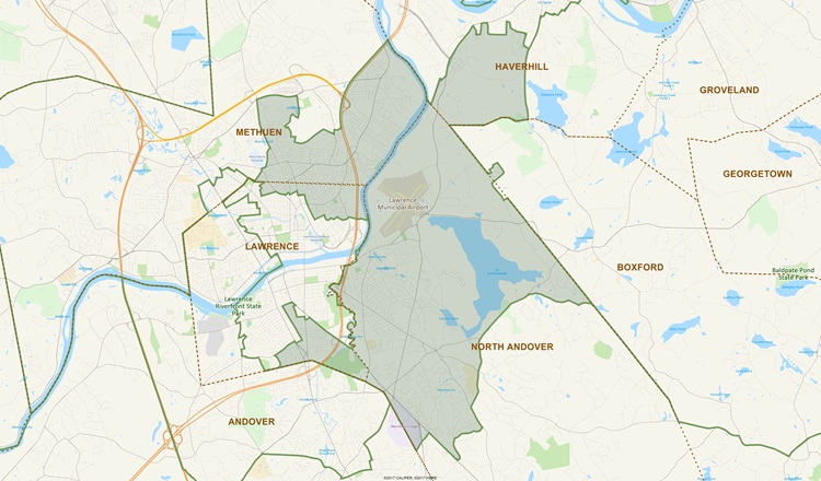 District Map of 14th Essex