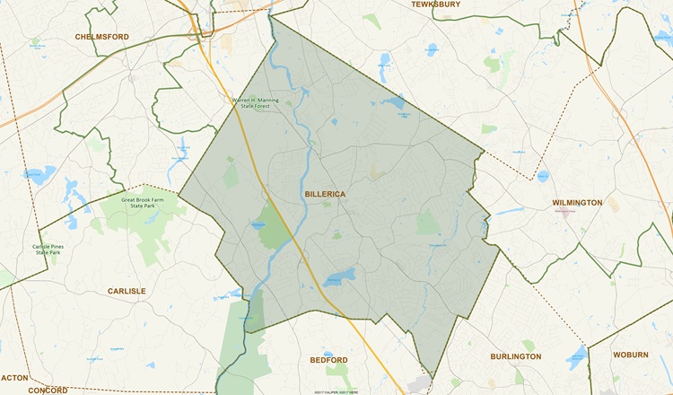 District Map of 22nd Middlesex