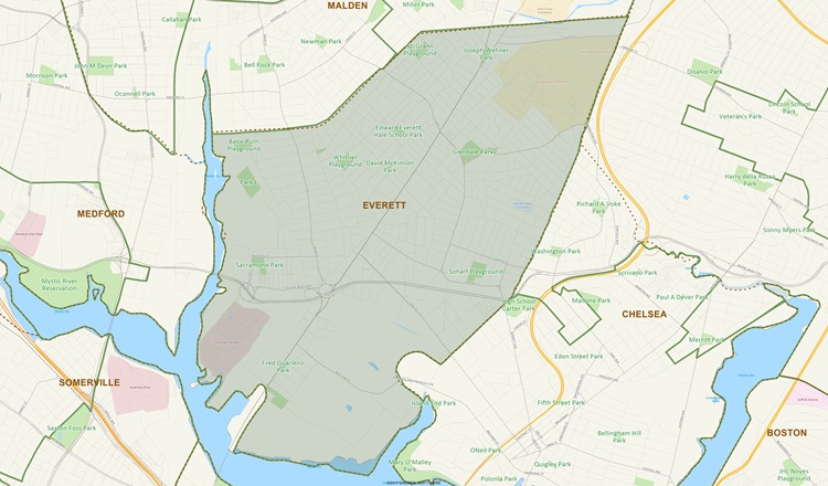 District Map of 28th Middlesex