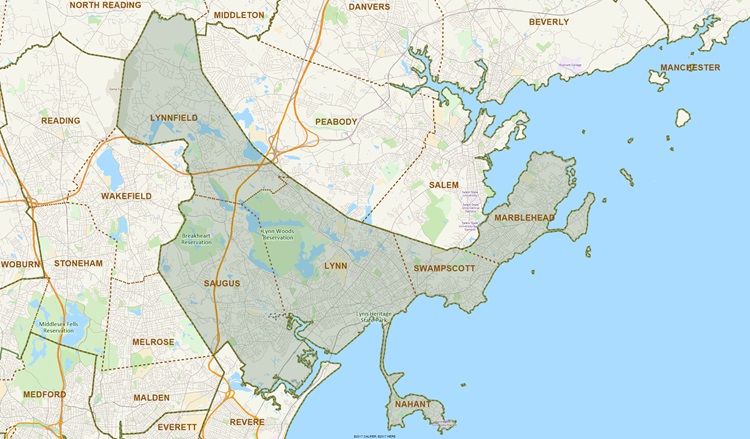 District Map of Third Essex