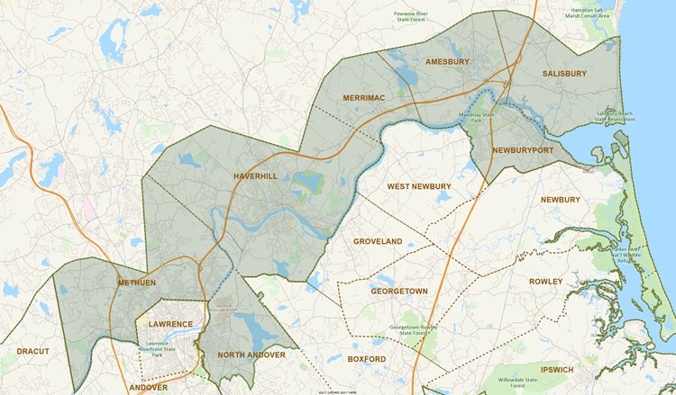 District Map of First Essex