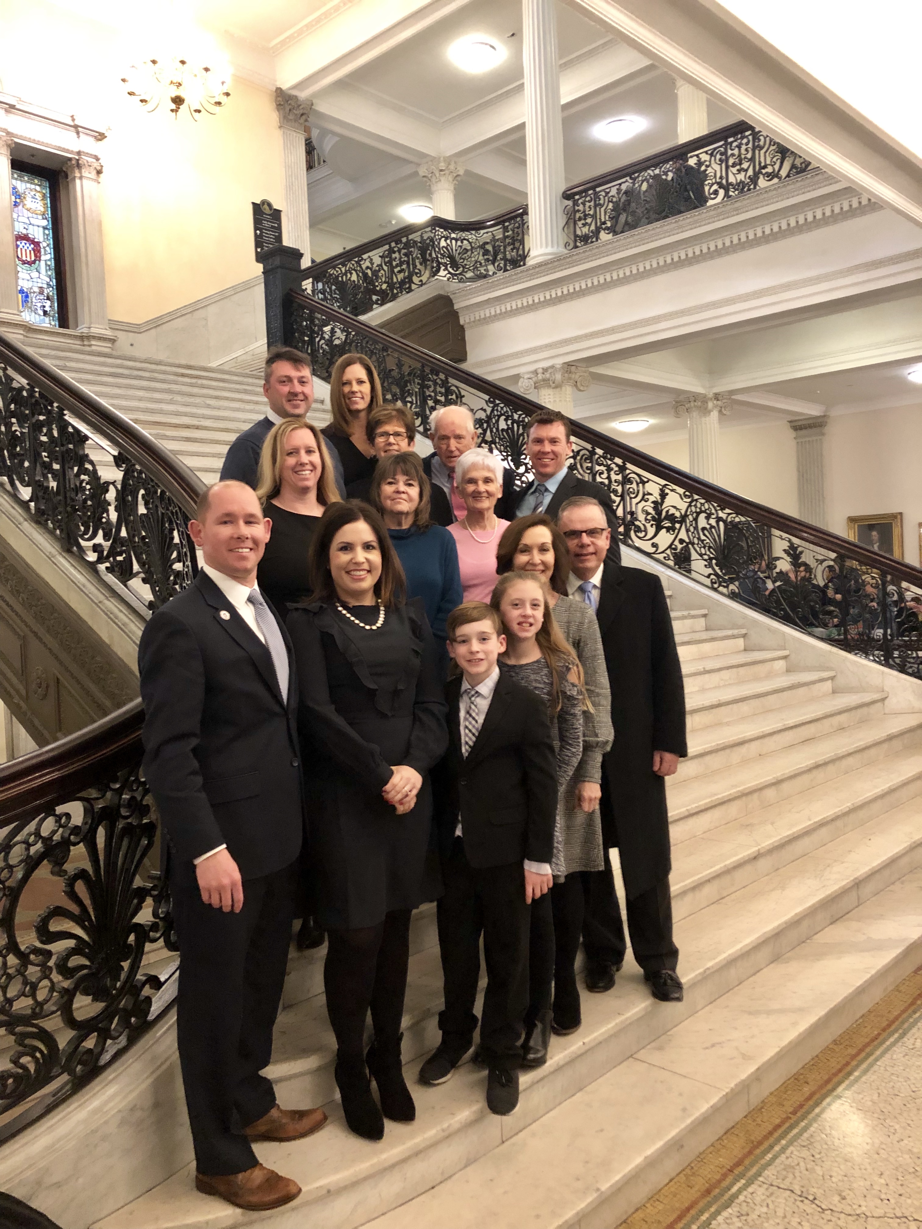 Representative Haggerty with his family