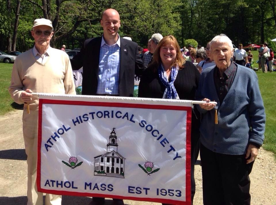 REP. Whipps with members of the Athol Historical Society